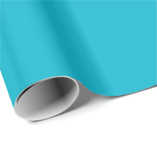 CYAN BLUE (feste Farbe) ~ Geschenkpapier