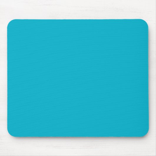 CYAN BLUE (feste Farbe) ~ Mousepad (Vorne)