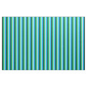 Cyan Blue Green Stripes Textile Stoff (Yard (91,4 cm))