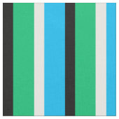 Cyan Blue Green Stripes Textile Stoff (Nahaufnahme)