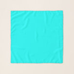Cyan Blue Green Turquoise Solid Color Schal<br><div class="desc">Scarf-Chiffon-Skals Casual Fun Mode Statement Accesory gedruckt mit Cyan Blue Green Turquoise Solid Color Artwork Design Illustration von TheFabricSeal auf Zazzle.com #Zazzle Made https://www.zazzle.com/store/thefabricseal Diese schöne zyanische Farbe wurde aus unserer Design-und Produkte-Sammlung mit dem Titel Rainbow Colors Patchwork Geometric Repeat Muster. Cyan ist eine sekundäre Farbe mit gleichen Teilen blau...</div>