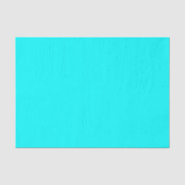 Cyan Blue Green Turquoise Solid Color Seidenpapier