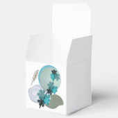 Cyan Boho Geschenkschachtel (Geöffnet)