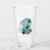 Cyan Boho Glas (Vorderseite)