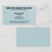 Cyan Circuit Board Tech Computers IT Visitenkarte (Vorne/Hinten)