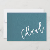 Cyan Colorado Passport Danke Karte (Rückseite)