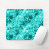 Cyan Crumpled Texture Mousepad (Mit Mouse)