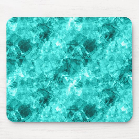 Cyan Crumpled Texture Mousepad (Vorne)