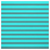 Cyan & Dark Slate Gray Lines/Stripes Muster Stoff (Muster)