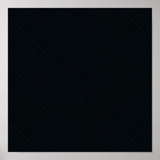 Cyan Diamonds nahtlos Poster (Vorne)