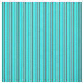 Cyan & Dim Gray Muster der Streifen Stoff (Muster)