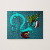 Cyan Dragon 8x10 Puzzle (Horizontal)
