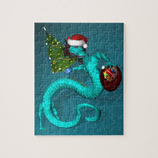 Cyan Dragon 8x10 Puzzle (Vertikal)