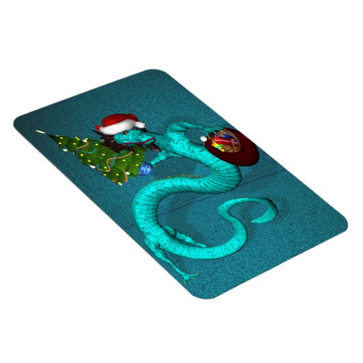 Cyan Dragon Magnet (Rechte Seite)
