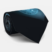 Cyan Engineer Krawatte (Gerollt)