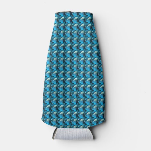 Cyan Flaschenkühler (Vorderseite)