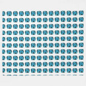 Cyan Fleecedecke (Vorderseite (Horizontal))