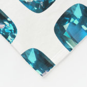 Cyan Fleecedecke (Ecke)