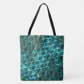 Cyan gefärbt, gegraut, gerieben oder andere Ziegel Tasche (Vorderseite)