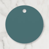 Cyan Geschenkanhänger (Rückseite)
