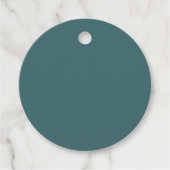 Cyan Geschenkanhänger (Vorderseite)