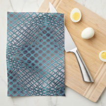 Cyan gezeichnet, der wie ein Gewirr aus Fischernet