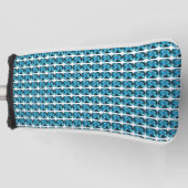 Cyan Golf Headcover (Vorderseite)