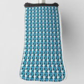 Cyan Golf Headcover (Rotieren 90)