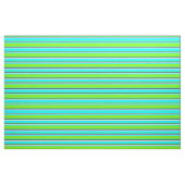 Cyan, Green, Midnight Blue und White Pattern Stoff (Fat Quarter (45,7 x 55,9 cm))