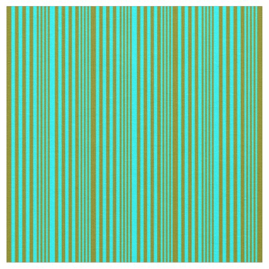 Cyan & Green Striping Muster Stoff (Nahaufnahme)
