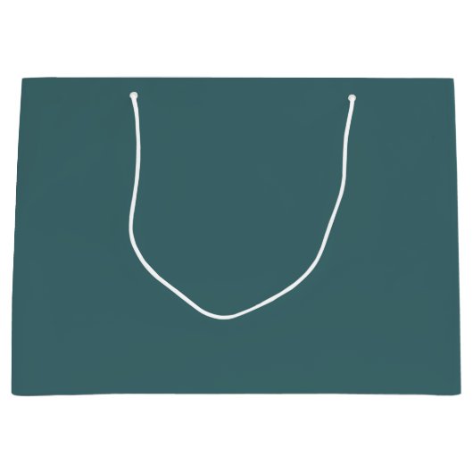 Cyan Große Geschenktüte (Vorderseite)