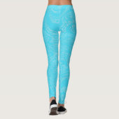 Cyan Ice Legginghs Leggings (Rückseite)