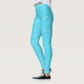 Cyan Ice Legginghs Leggings (Links)