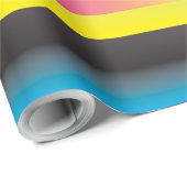 Cyan Magenta Geschenkpapier (Rolleneckpunkt)