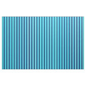 Cyan, Midnight Blue und Bisque Stripes Stoff (Yard (91,4 cm))