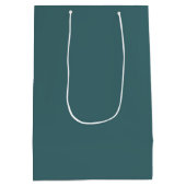 Cyan Mittlere Geschenktüte (Rückseite)