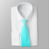 Cyan Necktie Krawatte (Gebunden)