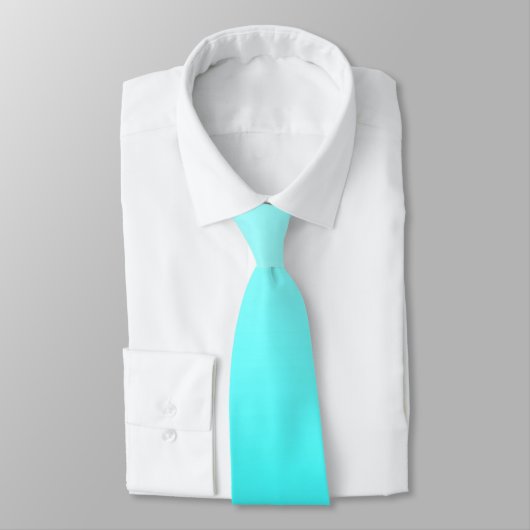 Cyan Necktie Krawatte (Gebunden)