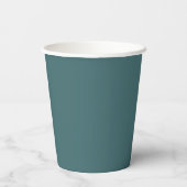 Cyan Pappbecher (Rückseite)