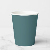 Cyan Pappbecher (Vorderseite)