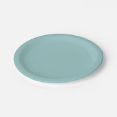 Cyan Pappteller (Schrägansicht)
