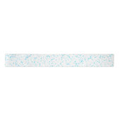 Cyan Rain Ribbon Satinband (Vorderseite)