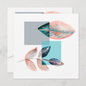 Cyan Red Leaf (Vorne/Hinten)