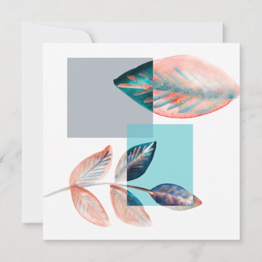 Cyan Red Leaf (Rückseite)