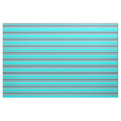 Cyan, Schiefergrau und hellgraues Muster Stoff (Fat Quarter (45,7 x 55,9 cm))