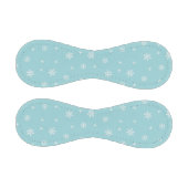Cyan-Schneemuster-Feiertag Baseball (Paneele)