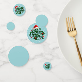 Cyan-Schneemuster-Feiertag Konfetti