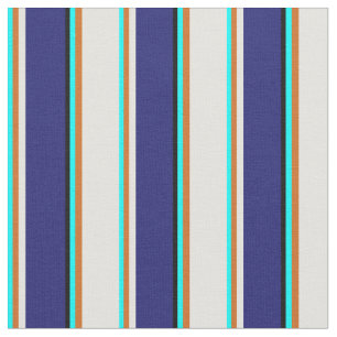 Cyan, Schokolade, Gelb, Mitternachtsblau und Schwa Stoff