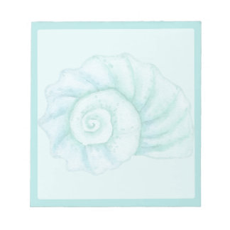 Cyan Shell Notizblock