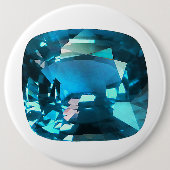 Cyan Sky Blue Button (Vorderseite)